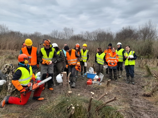 Chantier école des BTS Gestion et Protection de la Nature