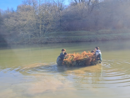 BTS Aquaculture : aménagement piscicole au lac de St Pée